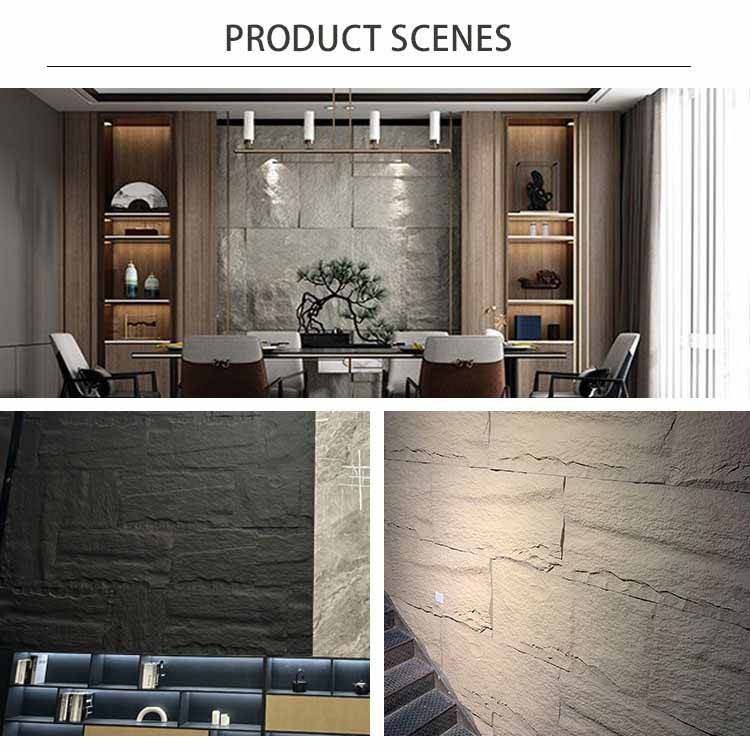 120 * 60cm Luxury PU Mushroom Stone Wall Panel Decorative Decor Simulation Stone