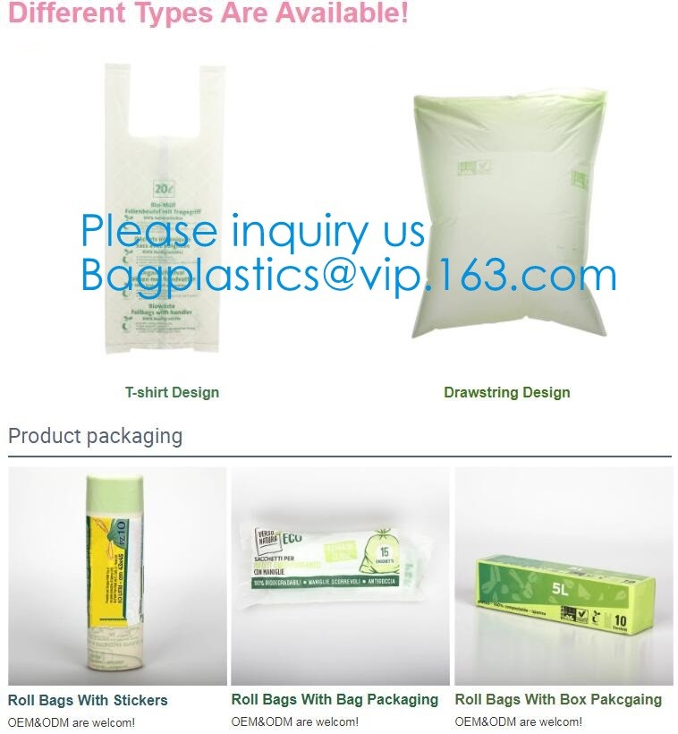 T-Shirt 100% Biodegradable Plastic Charity Bag, Custom Printing Plastic Flat Poly Bags With Air Hole, Charity Donations