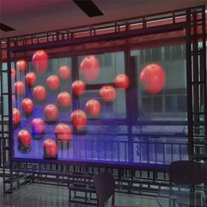 Wholesale Film Led Display Led Film Screen P16 Placa Flexible Soft Module Transparent Led Screen from china suppliers