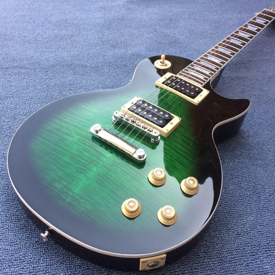 High quality Custom LP electric guitar,Quilte Maple top ,Rosewood fingerboard