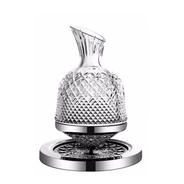 Wholesale Bulk Artisan-Crafted Lead-Free Crystal Wine Decanter & Aerator | 750mL Distributor Carafe