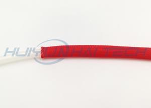 Wholesale Flame Proof Red Color Electrical Braided Sleeving For Wire Cable Harness from china suppliers