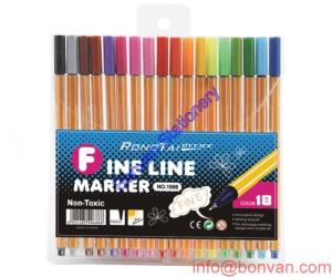 Wholesale assorted fine tip Colored Fineliner set,store sale fineliner pen set,gift fineliner set from china suppliers