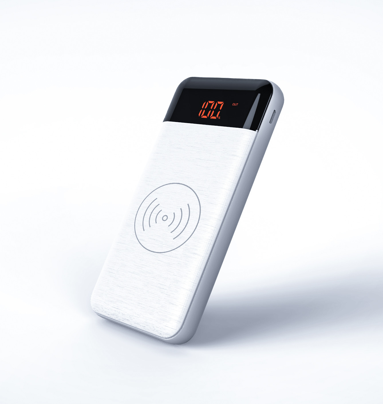 Intelligent Control LCD Display 134mm Wireless Charging Power Bank