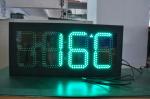 12 Inch LED Time And Temperature Board Outdoor Advertising Needs Time Temp Signs