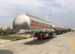 Carbon Steel Fuel Tank Semi Trailer Q235 4 Axle Tanker Trailer