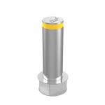 Cylinder Removable Brushed Automatic Rising Bollards 304 Stainless Steel