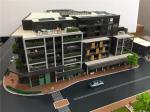 Miniature Architecture House Model White Internal Light 1 / 75 Scale