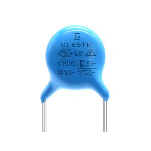 Wholesale Ceramic 681K Y2 Safety Capacitor 300VAC For Switching Power Supply from china suppliers