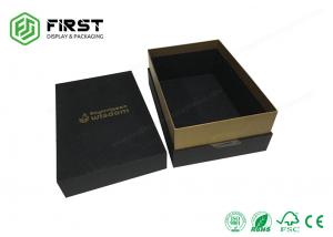 Wholesale Full Matte Black Printed High End Recycled 2-Piece Rigid Cardboard Gift Boxes Packaging With Lid from china suppliers