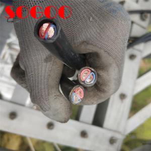 Wholesale 600V 2586 RRU Power Cable D Type 2x10AWG / 2x6mm² Shield For Outdoor from china suppliers