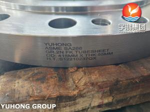 Wholesale Heat Exchanger Parts Sa266 Gr.2n Carbon Steel Tubesheet Thread Hole from china suppliers