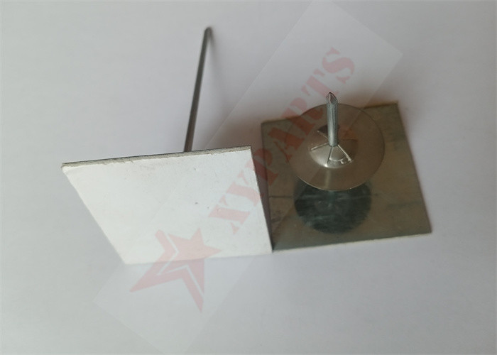 40x40 Self Adhesive Insulation Fixing Pins Galvanized Steel Or Stainless Steel