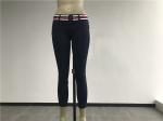 Professional Skinny Denim Jeans DTM Stitching With Stripe Belt TW81562