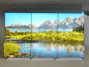 Wholesale High Brightness Narrow Bezel LCD Video Wall 3 x 3 Wide Viewing Angles from china suppliers