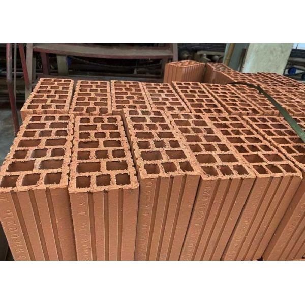 Tunnel Kiln Automatic Production Line For Clay Hollow Block Making with Tunnel Dryer and Big Capacities 800 tons/day