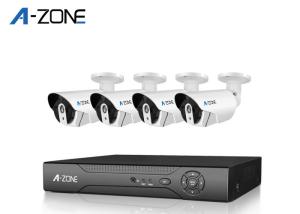 Wholesale 1080P 4 Camera Dvr System White Bullet 4k Cctv Kit 3pcs Array Leds from china suppliers