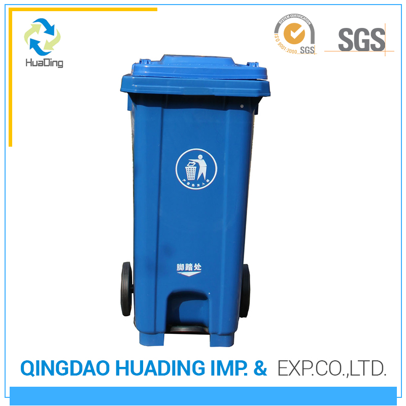120L dustbin plastic sale price garbage containers plastic waste bin with wheels garbage bin waste