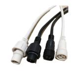 1M Long Black Color Power Using Multi-Pin M18 Outdoor Waterproof Cable