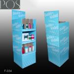 pop food floor display stand/floor display stand shelf