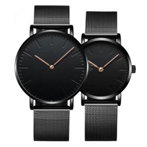Wholesale 36mm 44mm Quartz Watches For Couple 0.78 Inch Stainless Steel Mesh Strap from china suppliers