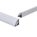 Aluminum Alloy 6063 Corner LED Profile Anodized For LED Light Bar
