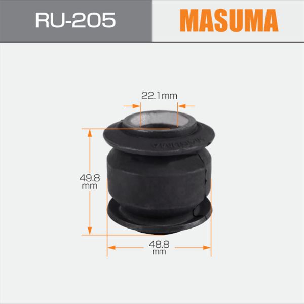 MR16DDT F15 55135-0W000 55135-88G00 Bushing by MASUMA for NISSAN TERRANO REGULUS LR50