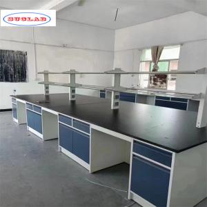 Wholesale Chemistry Lab Bench with Blue Color and Number of Cupboards As Drawing from china suppliers