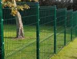 PVC Coated Galvanized 3D Metal Fence Panels for Road Garden Land School