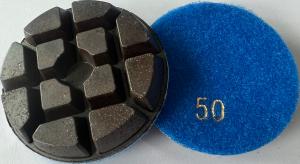 Wholesale 3 Sharp Diamond Polishing Pads 50# 100# Grit For Marble / Terrazzo Floor Leveling from china suppliers
