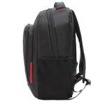 600D Polyester 15.6 Inch Office Laptop Bags , Business Backpack Men In Black