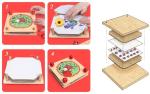 Nature Crafts Flower Press Kit Leaf Press Art Kit Wooden Box Age 2 To 4 Years