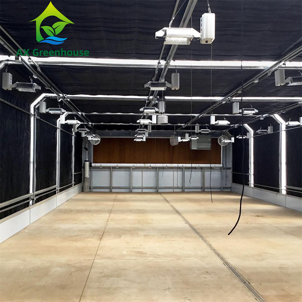 Medical Herb Growing Blackout Automatic Greenhouse Light Deprivation For Mushroom