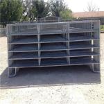 Carbon Steel Farm Portable Livestock Panels , Portable Round Pen For Horses