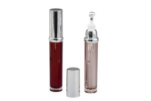 Wholesale Custom 15ml Plastic Airless Pump Bottles Eye Serum Massage Applicator from china suppliers