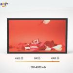 High Brightness Commercial LCD Display 4000nit Smart Light Sensor 178 Degree