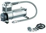 Single 150psi 12V 1/4" Air Suspension Compressor Heavy Duty Silver