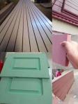 Cheap Price 18mm Waterproof White Melamine Faced Green MDF
