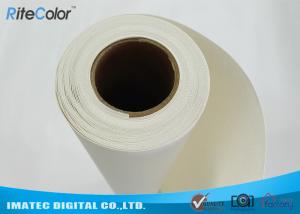 Wholesale 18M Length Blank Inkjet Cotton Canvas , Pigment Digital Printing Cotton Fabric from china suppliers