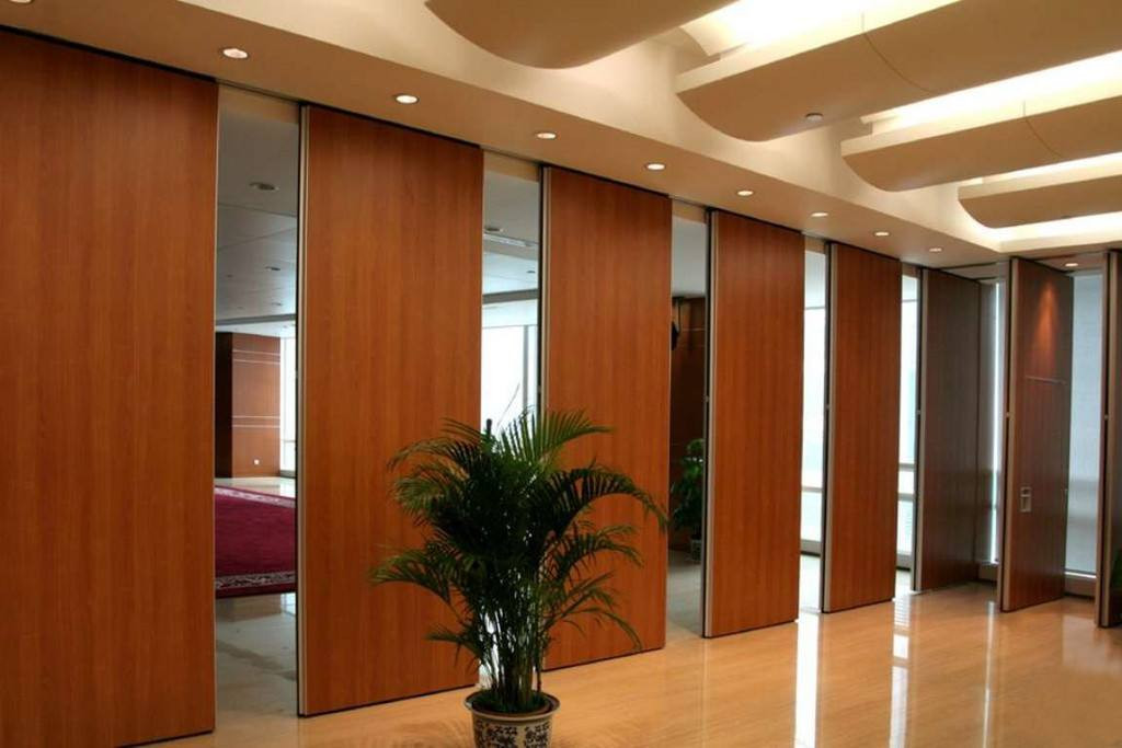 MDF Movable Sound Proof Partitions Telescopic Sleeve Panel For Hotel