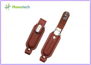 Wholesale Portable Creative Leather USB Stick / Black Leather USB Memory Disk from china suppliers