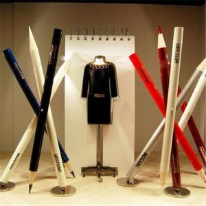 Wholesale 220cm Giant Pencil Fiberglass Window Display Decorations from china suppliers