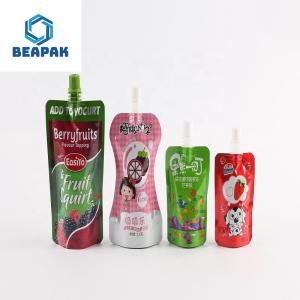 Wholesale Soy Milk Drink Packaging Reusable Custom Spout Pouches from china suppliers
