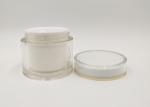 100g Empty Luxuries Acrylic Face Cream Jars Round Shape Convenient Carrying