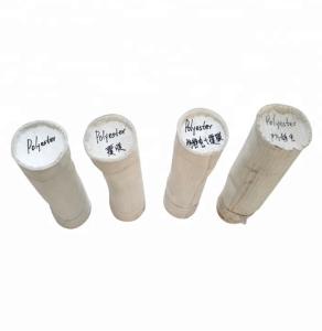Wholesale Cement Baghouse Polyester Filter Bag , White Dust Collector Filter Bags from china suppliers