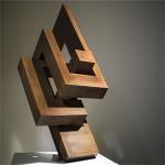 Non Rusting Modern Corten Steel Sculpture Statue Metal Art Decoration SGS
