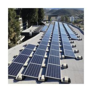 Wholesale Aluminum Ground Solar Panel Mounting Brackets System For Cement Flat Roof from china suppliers