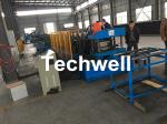 Hydraulic Pre - Punching Ladder Cable Tray Making Machine 0-15m/min