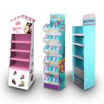 Recycled retail store corrugated cardboard POP display shelf