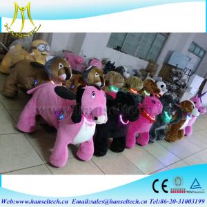 China Hansel game machine amusement park moving children kiddie ride battery coin operated life like play animals for kids on sale